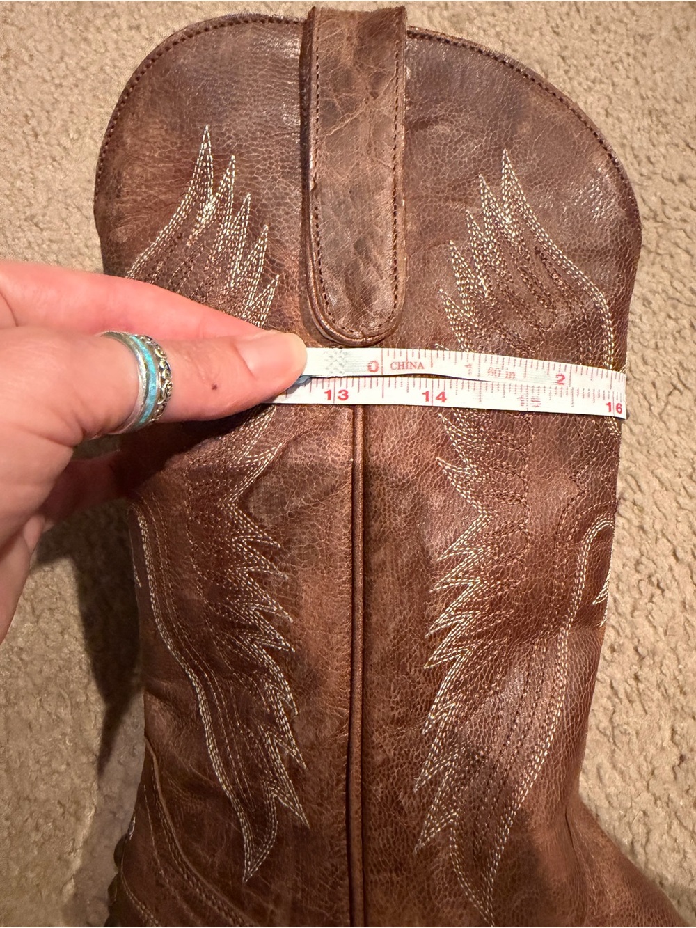 Idyllwind Trouble Brown Embroidered Leather Western Boots - Picture 16 of 16